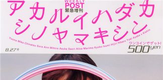 Weekly Post 紧急增刊 アカルイハダカ シノヤマキシン 封面