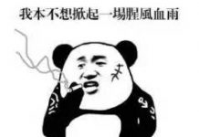 我本不想掀起一场腥风血雨