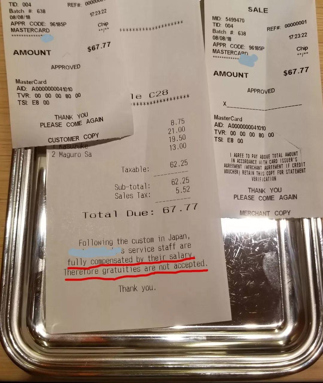 世界各地留小费指南 世界各地留小费指南