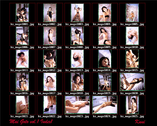后藤麻衣 Mai Goto 写真目录